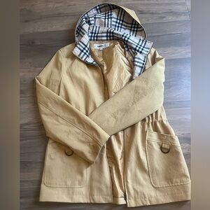 Women’s Sierli Hooded Lightweight Outdoor Jacket Sz Large Yellow